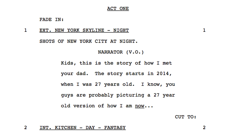 Illustration for article titled Here’s the pilot script for CBS’ failed How I Met Your Dad series